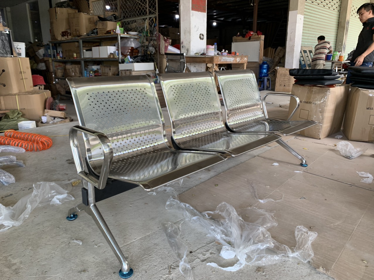 Ghế băng chờ INOX nhập khẩu PPS03-I